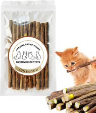 10PCS Silvervine  Matatabi Cat Toys - Chew Sticks  Wand for Indoor Cats