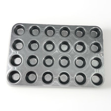 Pampered Chef Deluxe 24 Hole Mini Muffin Pan ...