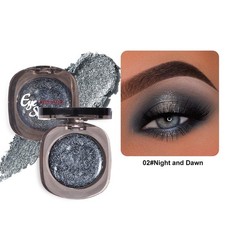 PIGMENT EYESHADOW SHIMMER GLITTER EYE SHADOW CREAM   POWDER PALLET MAKEUP R7Q2