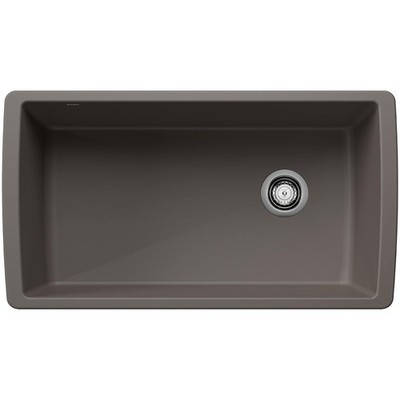 BLANCO 443108 Diamond Silgranit Super Single Kitchen Sink 33.5'' L X 18.5'' W