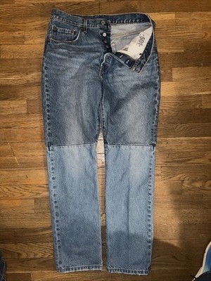 Levis 501 Jeans Button Fly RARE 150th ANNIVERSARY DOUBLE LEG SEEM  Men s 31x30
