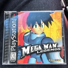 Mega Man Legends (Sony PlayStation 1, PS1, 1998) completo CIB, etichetta nera