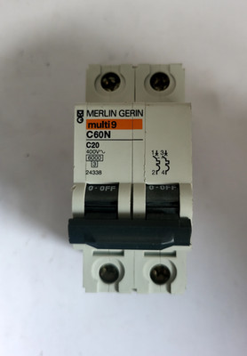 MERLIN 24338 MULTI9 C60N C20 SCHUTZSCHALTER 2 POLIG (BR3.6B14)