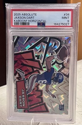 2025 Panini Absolute - Kaboom! Horizontal Jaxson Dart #34 (RC) for