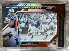 2020 Panini XR  RC Luminous Endorsements Auto Michael Pittman Jr Orange /25 
