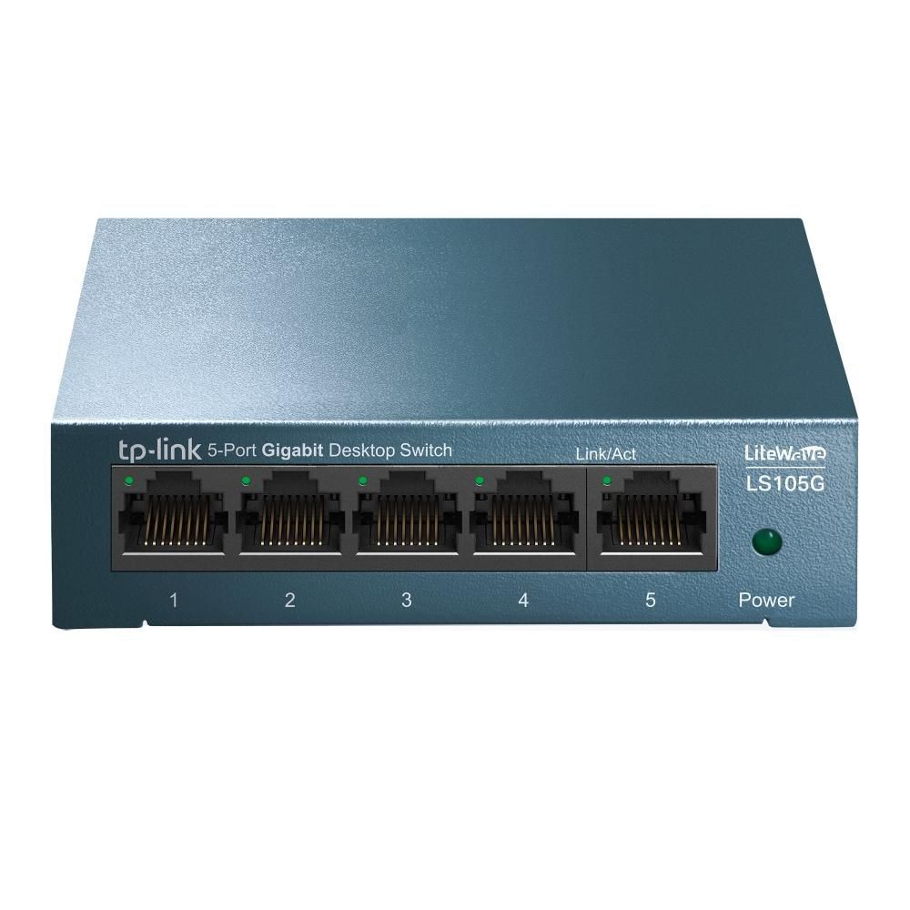 Tp-Link Litewave - 5-Port Gigabit Desktop Switch Blau Ls105g - Bild 2
