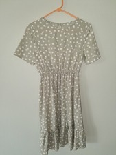 Shein Green Floral Pattern Sun Dress Size XS/2