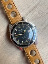 Vintage Sicura Submariner Diver Watch 23 Jewels Mechanical 400 Vacuum Tested 