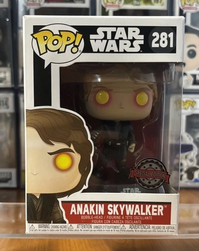 Funko Pop! Star Wars Anakin Skywalker #281 (Dark Side) Special Edition W Protect