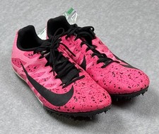 Nike Zoom Rival S Shoes Mens Size 11.5 Pink Track Spikes Running 907564-603