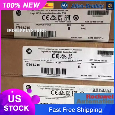 Allen Bradley AB 1756-L71S Ser B GuardLogix Automation Controller~AD