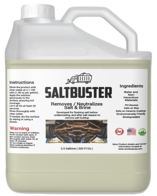 #ad woolwax SALTBUSTER Road Salt Remover Neutralizer Vehicle 21 2 Gal Concentrate $74.50