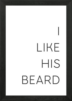 Ich liebe sein Brot Gerahmtes Wandbild Poster Leinwanddruck Bild