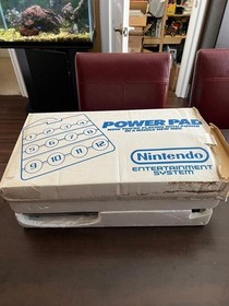 Nintendo NES Console Power Set w/ Power Pad in Box and Triple Game Pak