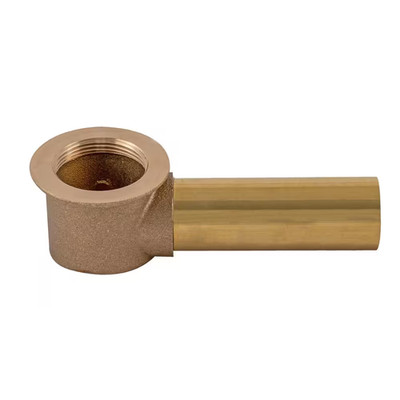 1-1/2 In. Brass Waste and Overflow Shoe with 1-1/2 In. X 11 Coarse Threads