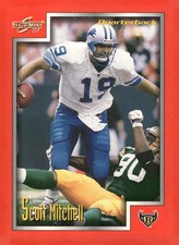 1999 Score #139 Scott Mitchell Baltimore Ravens Football Card