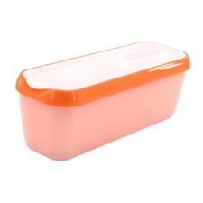 Ice Cream Container Storage Box with Nonslip Base Easy to Clean Large Storage
