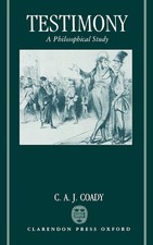 C. A. Coady (u. a.) | Testimony | Buch | Engl...
