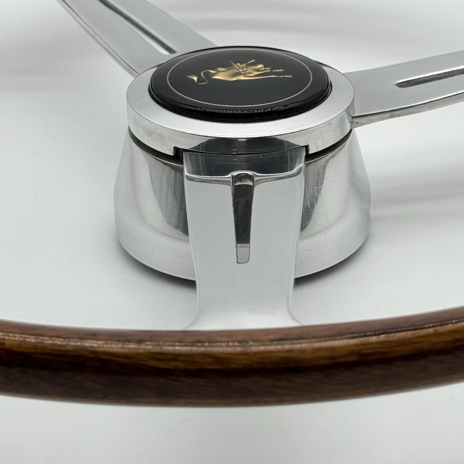 Lamborghini 350GT 400GT Hellebore Steering Wheel + Horn Button 40cm ORIGINAL