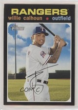 2020 Topps Heritage French Text Back Willie Calhoun #134 0s55