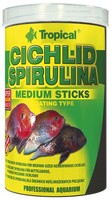 Tropical Cichliden Spirulina Medium Sticks- Fischfutter Malawi Cichliden 1 L