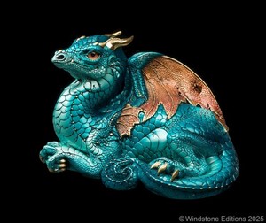 お宝☆Windstone Editions製 ブルードラゴンのオブジェ Dragons – Windstone Editions