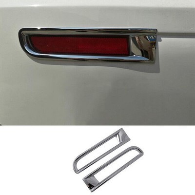 For Mitsubishi Lancer Evolution 2007-2017 Chrome Rear Fog Light Lamp Cover Trim