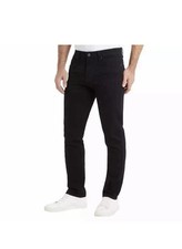Kenneth Cole Reaction Black Jeans Mens 38x29 Straight Fit Stretch Denim NWT