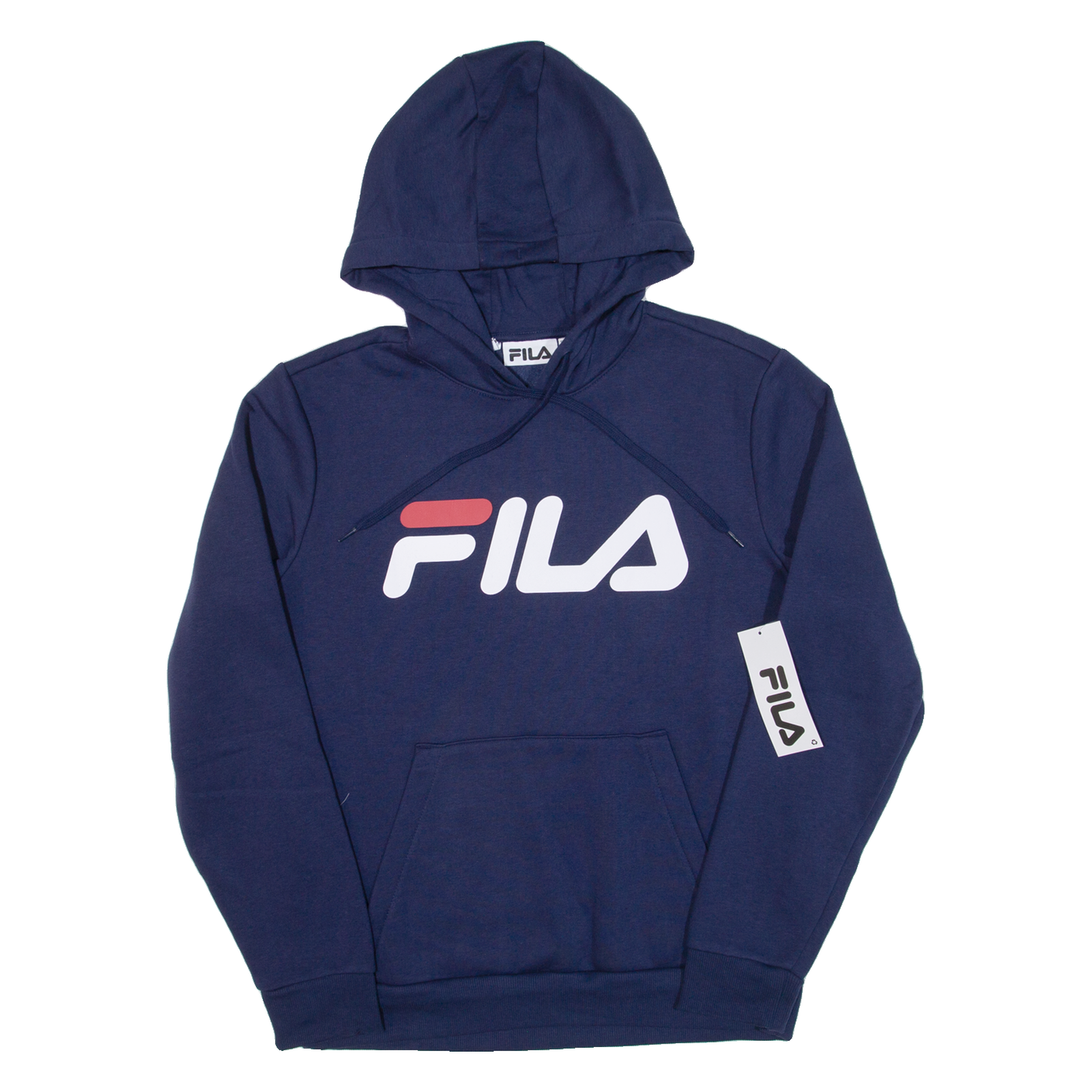 FILA Felpa con Cappuccio Uomo Blu M