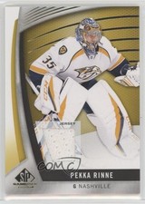 2017-18 SP Game Used Gold Jersey Pekka Rinne #54 qv2