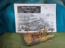 Fröha-Soldat m. MG Masse 7cm 30er Jahre m. Stellung + Kienel-Katalog Wehrmacht