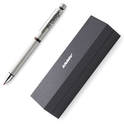 LAMY Cp1 Tri Pen Silber, 3 in 1 - 759 + Gravur + Geschenkverpackung