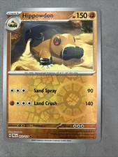 Pokemon TCG * SV Prismatic Evolutions * 53/131 Hippowdon REVERSE HOLO * FRESH PK
