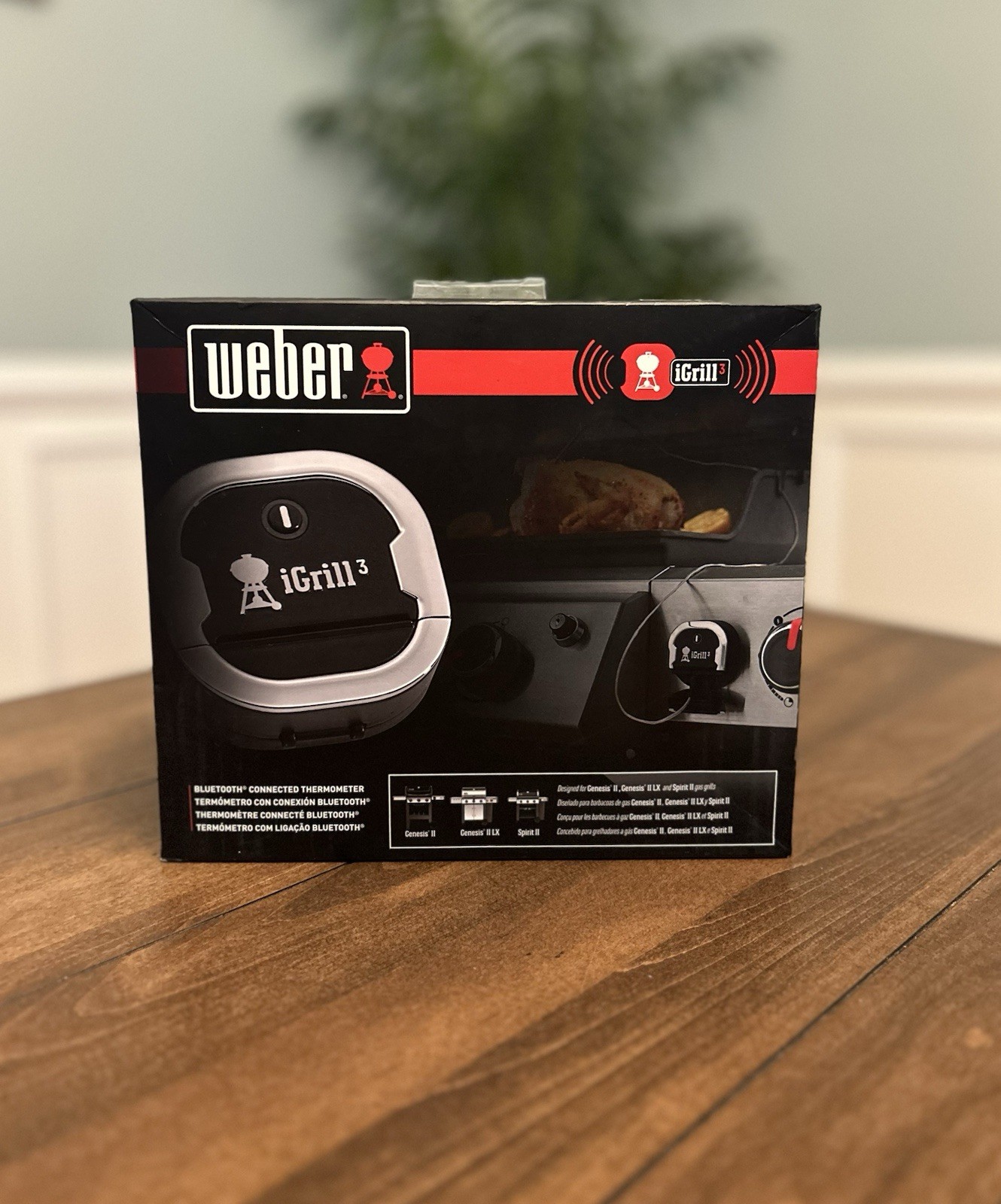 Weber 7204 iGrill 3 Digital Probe Bluetooth Meat Thermometer