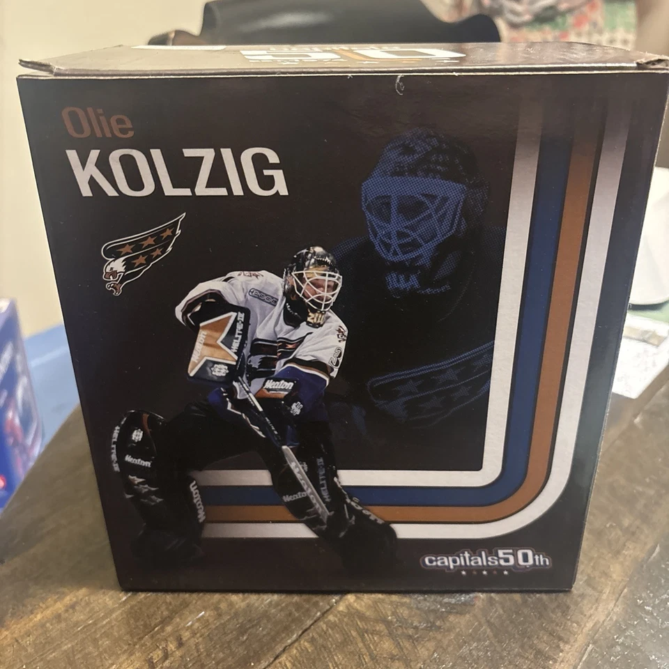 Bobblehead doble Peter Bondra Olie Kolzig 50 aniversario de Washington Capitals Foto 2 de 4