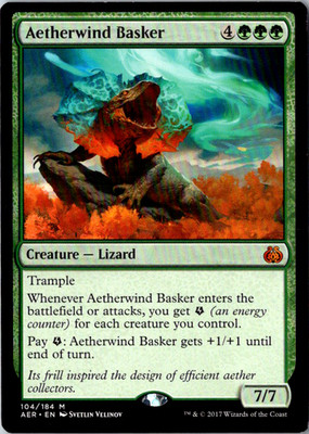 Aetherwind Basker M Aether Revolt 104 Near Mint