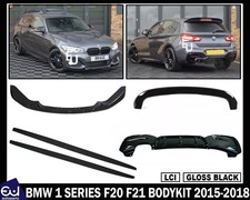 BODY KIT REAR DIFFUSER FOR BMW 1 SERIES F20 F21 FRONT LIP SPLITTER BODYKIT 15-18