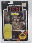 1983 Star Wars ROTJ PAPLOO CardBack W/Attached Bubble ONLY Anakin Offer Nice!