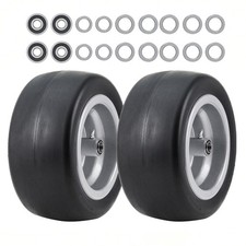 13x5.00-6 Flat Free Lawn Mower Tires 2 Pack Zero Turn Front Wheels With Bearings 13x5.00-6 Flat Free Lawn Mower Tires 2 Pack Zero Turn Front Wheels With Bearings