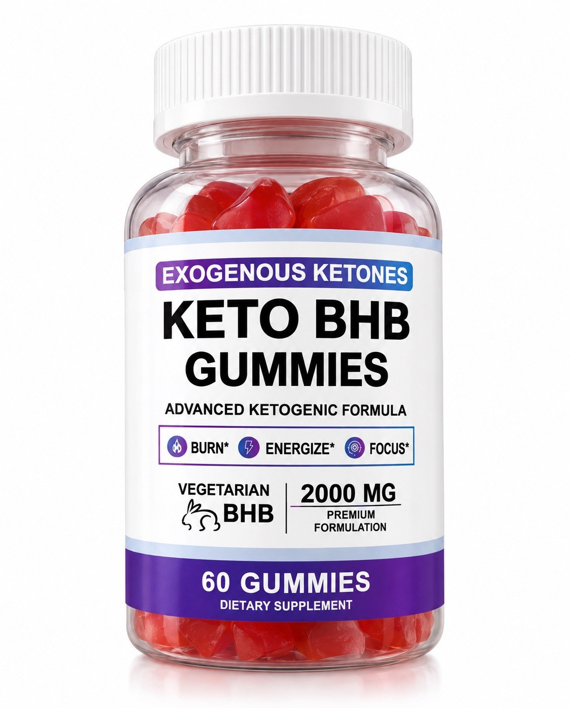 케토 BHB 외인성 케톤 구미 2000mg 60정