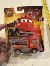 2025 Disney Pixar Cars Race & Rescue Diecast Red the Fire Truck New in Package