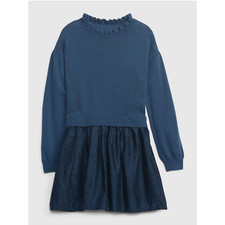 GAP Girls Blue 2 in 1 Sweater Dress NWT 