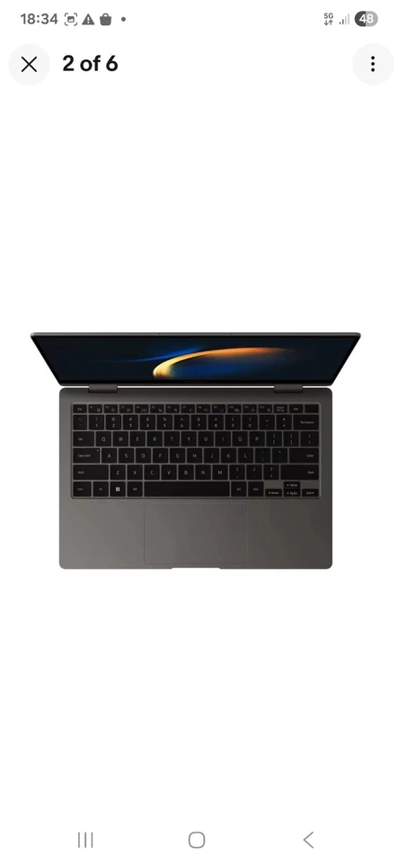 Samsung Galaxy Book3 16" Laptop Intel i5 13th Gen 16GB RAM 512GB SSD - Image 4 of 4