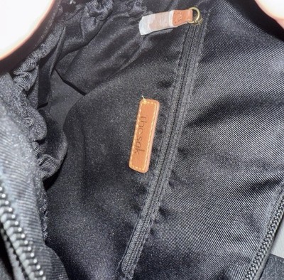 The Sak Black Textured Knit Backpack Women\'s Zipper Accent Zipper Closure Large The Sak Black Textured Knit Backpack Women main image 3