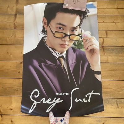 Suho Greysuit Poster Exo Big Poster Pre Order Only Junmyeon