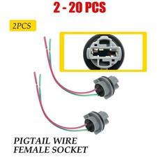 2-20x 7440 T20 992 7441 Bulb Socket Turn Light Harness Wire Plug Connectors 2-20x 7440 T20 992 7441 Bulb Socket Turn Light Harness Wire Plug Connectors