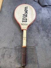 Vintage Wilson T2000 Tennis Racket With Cover