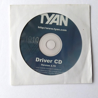 TYAN Driver CD v2.70 Motherboard Drivers Software Disc Vintage PC Support
