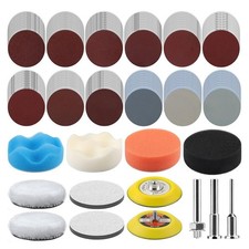 133 PCS 3 Inch Sanding Disc Drill Polishing Kit, 60-10000 Grits Sandpaper8093