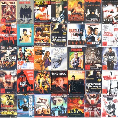 DVD Klassiker FSK 18 Horror Shooter Action Splatter Konvolut Sammlung Auswählen2